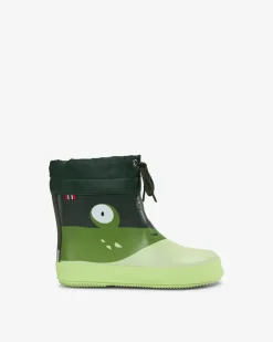 Sale Viking Alv Barefoot Paw Print Rubber Boot Light Green/Green
