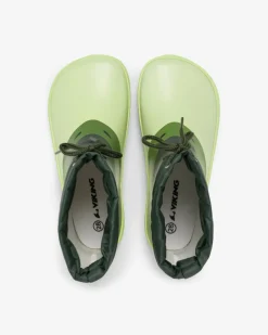 Sale Viking Alv Barefoot Paw Print Rubber Boot Light Green/Green