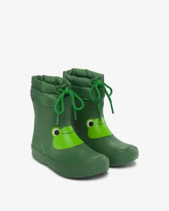 Outlet Viking Alv Indie Print Rubber Boot Green