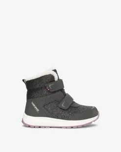 Hot Viking Equip Glitter Warm WP 2V Charcoal/Dusty Pink