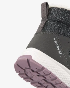 Hot Viking Equip Glitter Warm WP 2V Charcoal/Dusty Pink