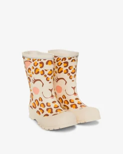 Viking Jolly Print Rubber Boots Cream