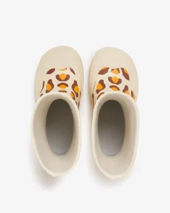 Viking Jolly Print Rubber Boots Cream