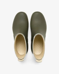 New Viking Seilas Heritage Low Rubber Boot Olive/Eggshell