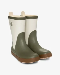 Viking Seilas Heritage Rubber Boot Olive/Brown